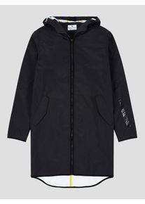 H.I.S. HIS JEANS, Herren &Uuml;bergangsmantel, Schwarz