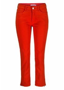 MAC, Damen 7/8-Jeans 'Angela Zip', Rot