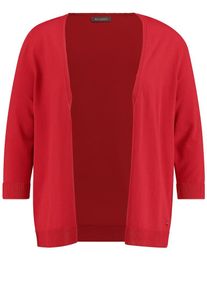 SAMOON, Damen Strickjacke, Cranberry