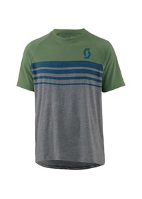 Scott, Herren Funktionsshirt 'Trail 80', Dunkelblau / Graumeliert / Hellgrün