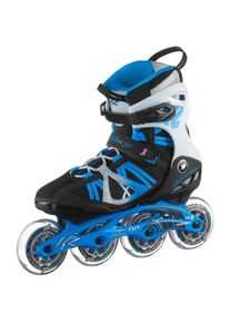 K2, Damen Fitness Skates 'Helena 90', Blau / Hellgrau / Schwarz