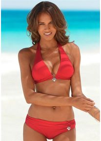 s.Oliver RED LABEL, Damen Triangel-Bikini, Rot