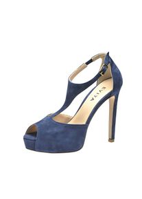 Evita, Damen Sandalette, Blau