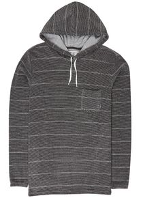 Billabong, Herren Kapuzenpullover 'Flecker', Dunkelgrau / Wei&szlig;