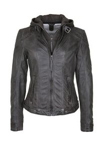 Gipsy, Damen Lederjacke 'Casey', Dunkelgrau
