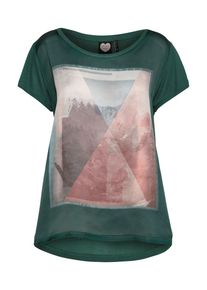 Catwalk Junkie, Damen T-Shirt 'WILD WOODS', Tanne / Mischfarben