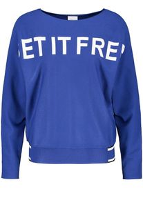 Taifun, Damen Pullover, Blau / Wei&szlig;