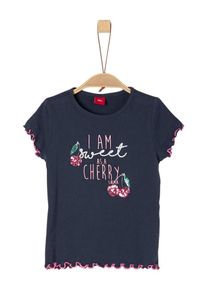 s.Oliver Junior, Mädchen Shirt, Nachtblau / Pink