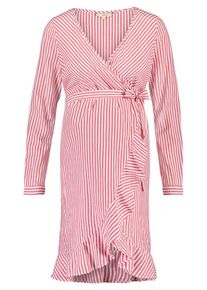 Noppies, Damen Kleid 'Oria', Rot / Weiß