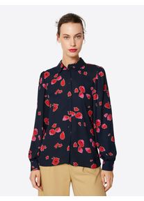 Selected Femme, Damen Bluse 'Randie', Navy / Rot