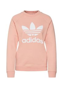 adidas originals, Damen Sweatshirt 'TRF CREW SWEAT', Pfirsich / Wei&szlig;
