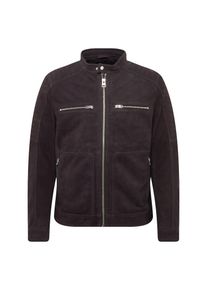 Review, Herren Jacke 'RACER SHEEPNUBUK', Anthrazit