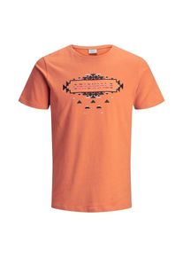 Jack & Jones JACK & JONES, Herren T-Shirt, Smaragd / Koralle / Pink / Schwarz