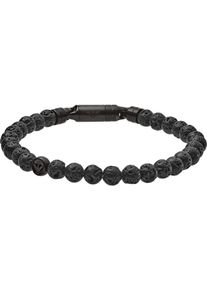 Emporio Armani, Herren Armband 'EGS2479001', Schwarz