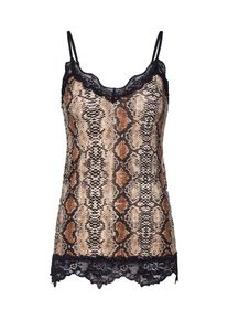 Sisters Point, Damen Top 'EAR-T', Braun / Schwarz