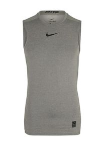 Nike, Herren Sporttop 'Pro', Dunkelgrau / Schwarz