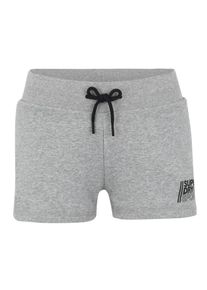 Superdry, Damen Sporthose 'CORE SPORT SHORTS', Grau