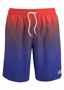 Buffalo, Herren Badeshorts, Blau / Rot