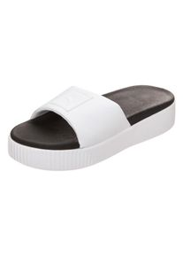 Puma, Damen Badesandalen 'Platform Slide', Schwarz / Wei&szlig;