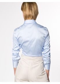 Eterna, Damen Langarm Bluse, Hellblau