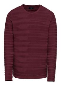 Funky Buddha, Herren Pullover 'KNITWEAR', Bordeaux