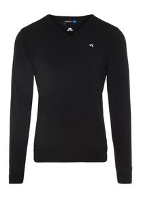 J. Lindeberg J.Lindeberg, Herren 'M Newman V-Neck Tour Merino' Pullover, Schwarz