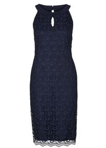s.Oliver BLACK LABEL, Damen Spitzenkleid, Nachtblau