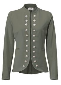 Heine, Damen Jerseyblazer, Oliv