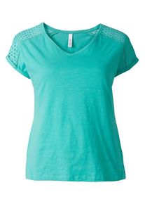 sheego Casual, Damen T-Shirt, T&uuml;rkis