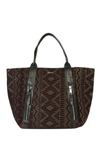 Replay, Damen Shopper mit Jacquard-Muster, Graphit