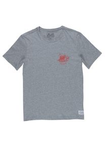Element, Herren T-Shirt 'Hooked', Graumeliert / Pastellrot