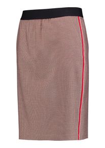 SAMOON, Damen Rock, Braun / Rot / Schwarz