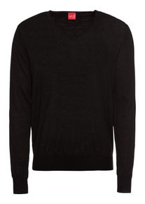 OLYMP, Herren Pullover 'Strick Lvl5', Schwarz