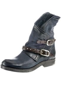A.S.98, Damen Stiefeletten, Marine / Schoko