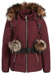 Khujo, Damen Jacke 'TEODORA WITH BELT', Weinrot