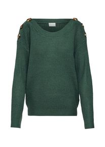 Vila, Damen Pullover 'VIBUTTON', Gr&uuml;n
