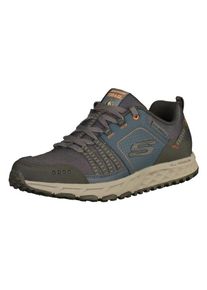 Skechers, Herren Sportschuhe, Dunkelgrau / Khaki / Petrol