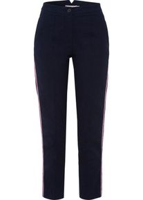 Tommy Hilfiger, Damen Chinohose, Nachtblau / Rot