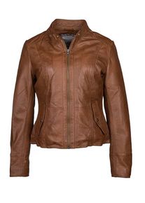 Mustang, Damen Lederjacke 'Melville', Cognac