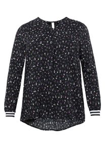 SheeGOTit, Damen Tunika, Dunkelgr&uuml;n / Aubergine / Schwarz / Wei&szlig;