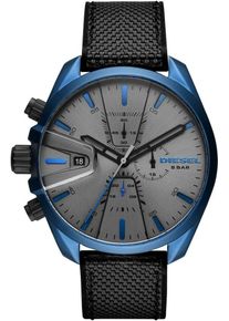 Diesel, Herren Chronograph MS9, Himmelblau / Dunkelgrau / Schwarz