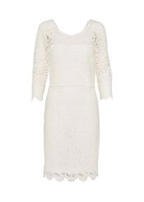 SET, Damen Spitzenkleid, Weiß