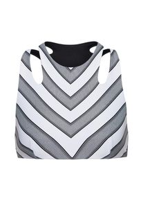 Rip Curl, Damen Bikinitop 'MIRAGE LINE UP', Grau / Schwarz / Wei&szlig;