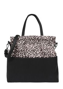 Tom Tailor, Damen Handtasche 'Elza', Beige / Schwarz