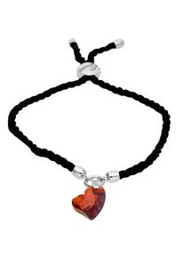 Guess, Damen Armband 'UBB71290', Rot / Schwarz / Silber