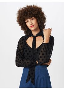 Fashion Union, Damen Bluse 'ZAIRE', Schwarz