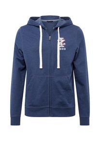 IZOD, Herren Sweatjacke 'IZ LOGO ZIP HOODIE', Dunkelblau