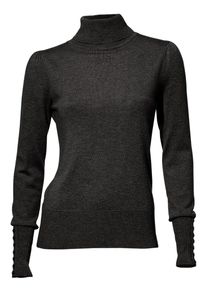 Heine, Damen Rollkragenpullover, Dunkelbraun