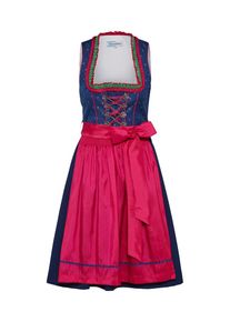 MONDKINI, Damen Dirndl, Blau / Pink
