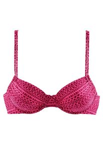 Venice Beach, Damen Bügel-Top, Pink / Dunkelpink
